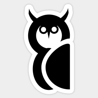 Owl Mascot Sticker